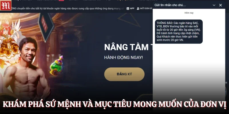 Khám phá sứ mệnh và mục tiêu mong muốn của đơn vị
